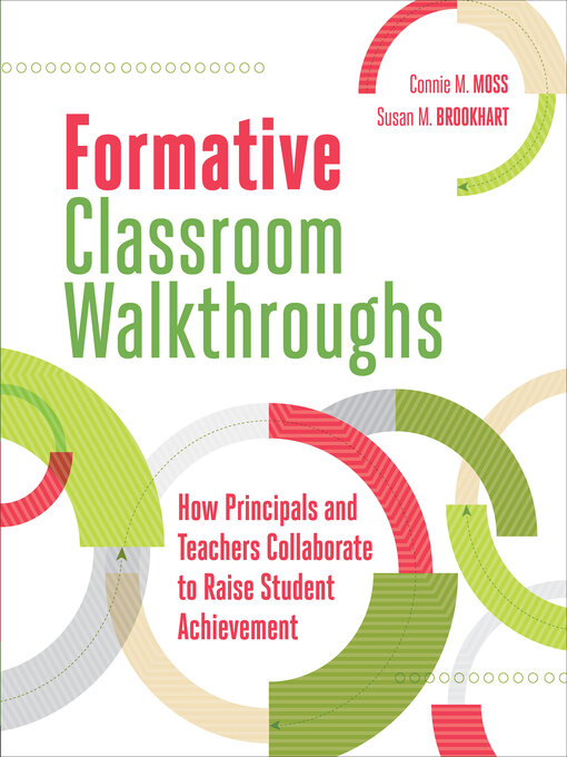 Title details for Formative Classroom Walkthroughs by Connie M. Moss - Available